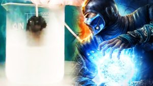 割れた電球を液体窒素に入れるとどうなる？