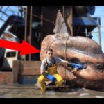 最も恐ろしい獲物を釣った漁師