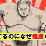 お相撲さん(力士)は、毎日8,000キロカロリーも摂っているのになぜ健康でいられのかをマンガにしてみた。