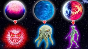 いろいろな惑星の異星人はどんな様子をしているでしょうか？