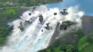 カメラが捉えた！衝撃のダム崩壊集！