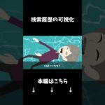 検索履歴が可視化されるとどうなるのか？#クロネコの部屋 #shorts