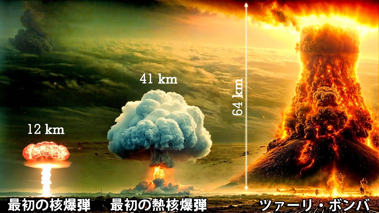 核兵器の進化 - 最初の核爆弾からツァーリ・ボンバまで