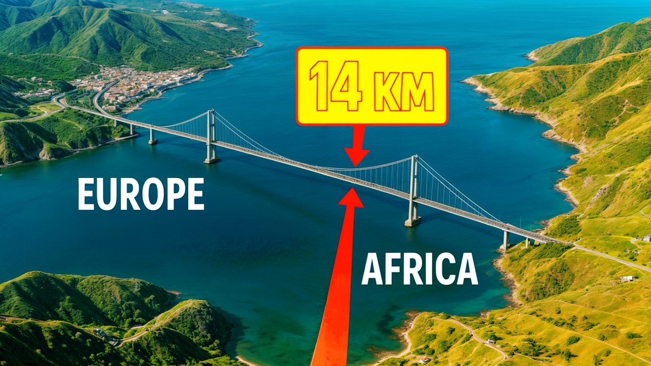 ヨーロッパからアフリカへ橋を架けてはいけない理由!ジブラルタル海峡の橋 何が問題なのか?