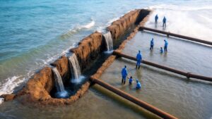 イランがペルシャ湾の海水を汲み上げ始めたら、驚愕の結果に！