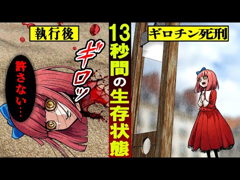 【歴史の闇】衝撃の瞬間…ギロチン処刑後に生首が睨みつけた…!?