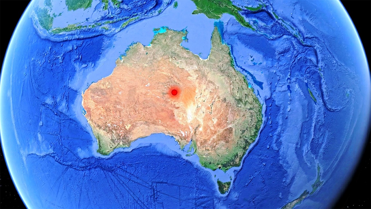 オーストラリア中央部の制御不能に陥った町