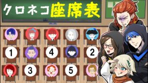 【ストーリー】クロネコメンバーの座席表！あなたなら誰の隣を選ぶ？